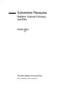 Cover of Subversive pleasures
