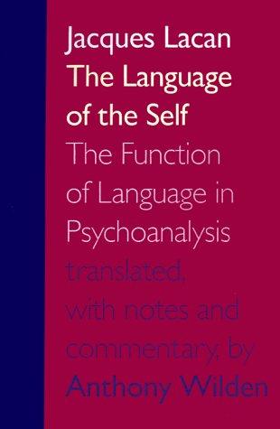 Cover of The language of the self