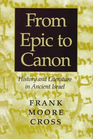 Cover of From epic to canon