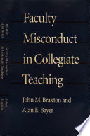 Cover of Faculty Misconduct in Collegiate Teaching