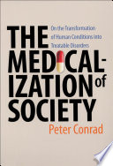 Cover of The Medicalization of Society