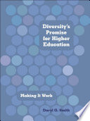 Cover of Diversity's Promise for Higher Education