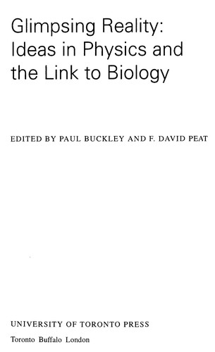 Cover of Glimpsing reality