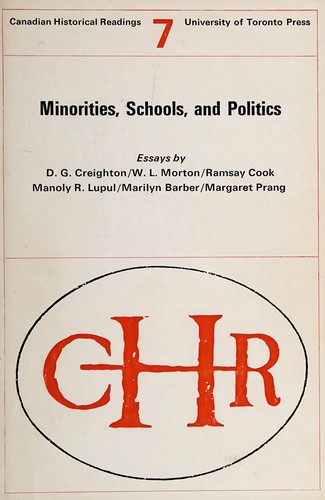 Cover of Minorities, schools and politics