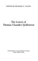 Cover of The letters of Thomas Chandler Haliburton