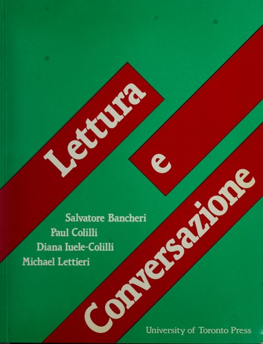 Cover of Lettura e conversazione (Toronto Italian Studies)