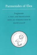 Cover of Parmenides of Elea Fragments