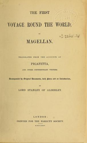 Cover of Relazione del primo viaggio intorno al mondo