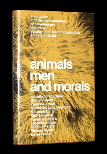 Cover of Animals, men and morals