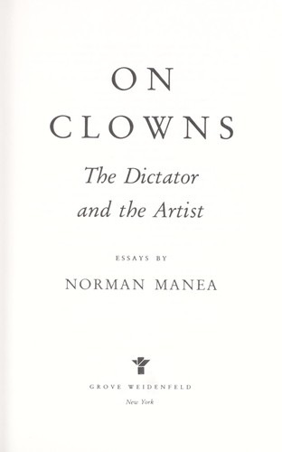 Cover of On Clowns