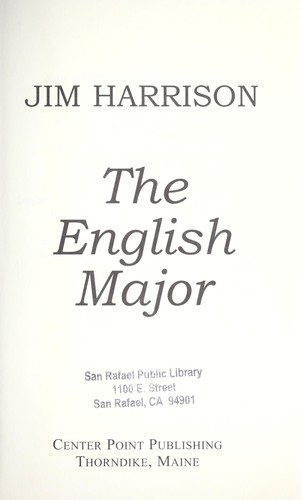 Cover of The English major