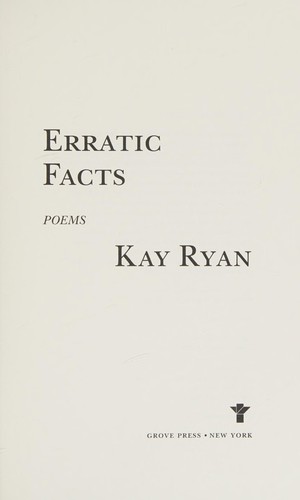 Cover of Erratic facts