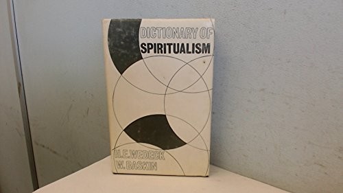 Cover of Dictionary of spiritualism