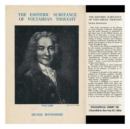 Cover of The esoteric substance of Voltairian thought
