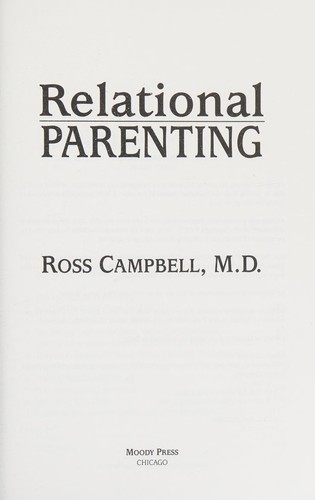 Cover of Relational parenting