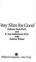 Cover of Stay Slim for Good