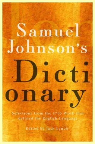 Cover of Samuel Johnson's Dictionary