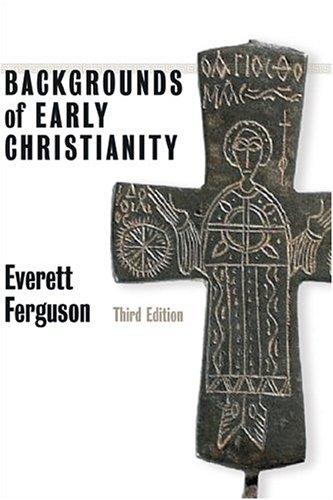 Cover of Backgrounds of early Christianity