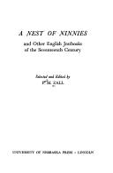 Cover of A nest of ninnies