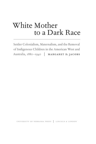 Cover of White mother to a dark race