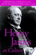 Cover of Henry James on Culture