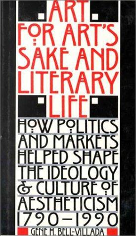Cover of Art for Art's Sake and Literary Life