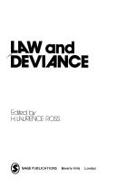 Cover of Law and deviance