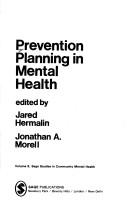 Cover of Prevention planning in mental health