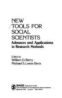 Cover of New tools for social scientists