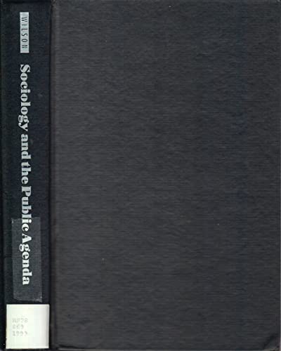 Cover of Sociology and the Public Agenda
