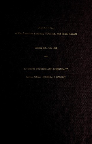 Cover of Citizens, protest, and democracy