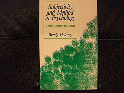 Cover of Subjectivity and method in psychology