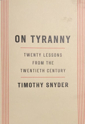 Cover of On Tyranny