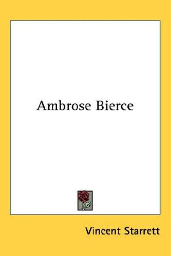 Cover of Ambrose Bierce