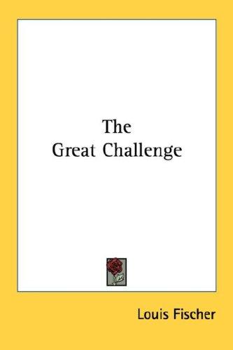 Cover of The great challenge