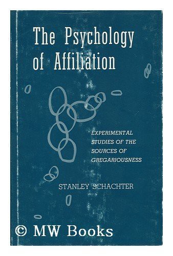 Cover of The psychology of affiliation