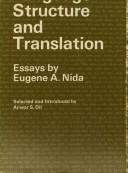 Cover of Language structure and translation