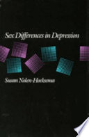 Cover of Sex Differences in Depression
