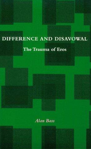 Cover of Difference and Disavowal
