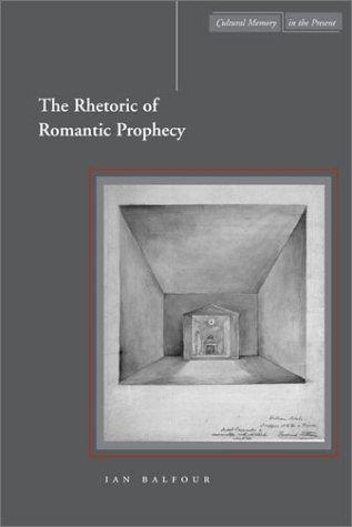 Cover of The rhetoric of Romantic prophecy