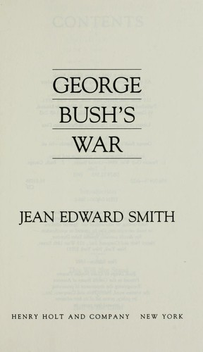 Cover of George Bush's war