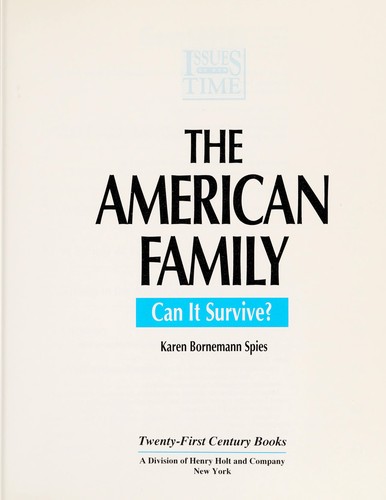 Cover of The American family