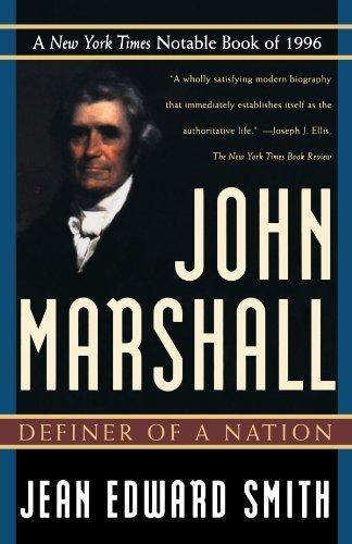 Cover of John Marshall : Definer of a Nation