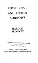 Cover of First love and other sorrows