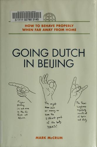 Cover of Going Dutch in Beijing