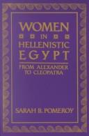Cover of Women in Hellenistic Egypt