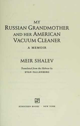 Cover of My Russian grandmother and her American vacuum cleaner