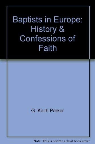 Cover of Baptists in Europe