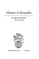 Cover of Clement of Alexandria