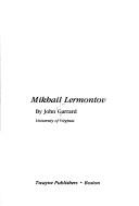 Cover of Mikhail Lermontov